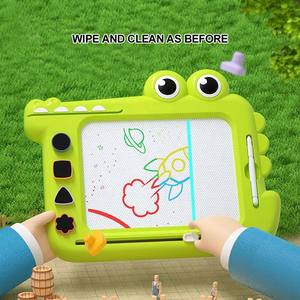 Tablero de dibujo de aprendizaje magnético de Color cocodrilo pequeño <span class=keywords><strong>para</strong></span> niños BGL, mesa de plástico - Product Image 3