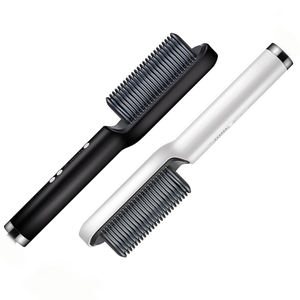 Brosse lissante électrique professionnelle en céramique, réglages multi-températures, couleur personnalisable, OEM/ODM, marque privée - Product Image 1