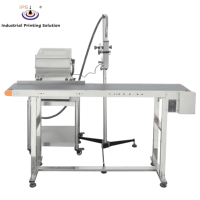 Imprimante industrielle CIJ IPS-C9650 285 m/min, imprimante à jet d'encre continu 5 lignes avec écran tactile 10,1 pouces pour le codage de lots