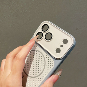 เคสแม่เหล็กแบบระบายความร้อนเนื้อแมตต์สุดหรูสำหรับ iPhone 18Pro 18promax 17 Pro 16 พร้อมตัวป้องกันเลนส์กล้อง - Product Image 4