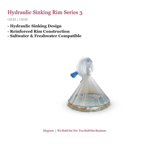 Filet <span class=keywords><strong>de</strong></span> <span class=keywords><strong>pêche</strong></span> monofilament à bord coulissant hydraulique Édition 3 – Sans nœuds, lancer manuel, professionnel, avancé, précision sans couture - Product Image 1