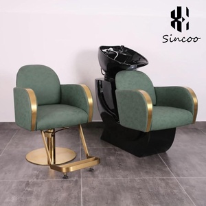 Modern kuaför şampuan kase masajlı saç yıkama koltuğu Salon mobilya lavabo ile geri yıkama üniteleri saç yıkama sandalyesi - Product Image 3