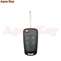 Boîtier de clé de voiture à 2 ou 3 boutons pour Opel Corsa D, Vauxhall Astra H, Vectra C, Zafira, Astra, Vectra, Signum