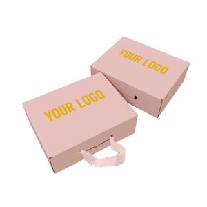 Grande boîte postale ondulée kraft personnalisée avec logo pour cadeau et emballage d'expédition - Product Image 4