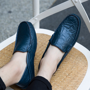 Mocassins décontractés légers et respirants |   Mocassins pour hommes à semelle souple, imperméables et antidérapants, chaussures de créateur personnalisées avec logo - Product Image 2