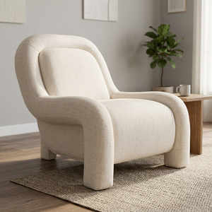 Fauteuil en tissu moderne avec design ergonomique pour le salon, haute qualité, fabriqué au Vietnam - Product Image 1