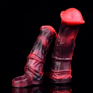 N-BDV5261 Funda Vibradora de Silicona Suave con Diseño de Dragón Monstruoso para Pene, Juguete Sexual para Adultos, Alargador de Pene - Product Image 6
