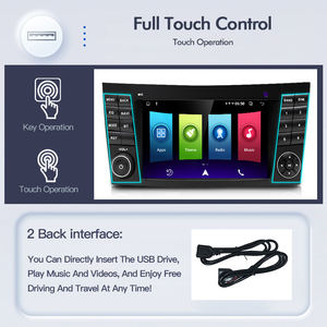 Autoradio Android 2din 7 pouces STWEI avec GPS et CarPlay pour Mercedes Benz Classe E W211 E200 E220 E300 E350 E240 E270 E280 W219 - Product Image 4