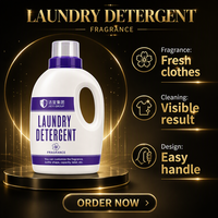Adoucissant liquide pour vêtements en bouteille violette ivoire, détergent à lessive en vrac, parfum longue durée, fraîcheur, produits de nettoyage