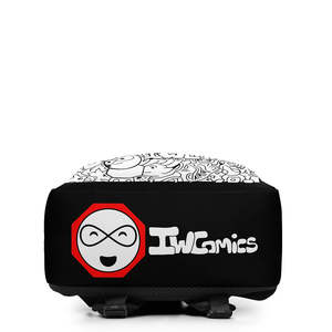 IW Comics #52 Minimalist <b>Backpack</b> Modern <b>Simple</b> Style with Strap Carrying System and Polyester Lining String Closure Type - Product Image 6