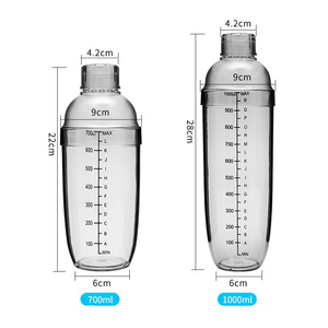 <span class=keywords><strong>Shaker</strong></span> <span class=keywords><strong>à</strong></span> cocktails 350ml 500ml 700ml 1000ml - Product Image 3