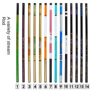 เบ็ดตกปลาทำจากไฟเบอร์กลาสด้ามสั้นด้ามจับคอมโพสิตแข็งปานกลางเร็วสำหรับปลาเทราท์37ชุดคันเบ็ด - Product Image 4