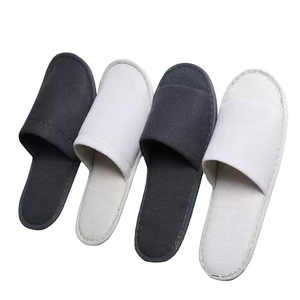 GlobeLink Pantoufles <span class=keywords><strong>de</strong></span> spa jetables antidérapantes non tissées à bout ouvert et fermé, économiques, pour la famille, les voyages et la réception - Product Image 4