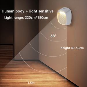 Nuevo Modelo de Luz LED Inteligente para Pasillo con Sensor de Movimiento, Luz Nocturna para Dormitorio, Escaleras y Baño - Product Image 4