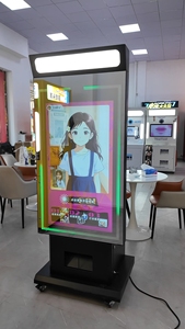 Photomaton commercial de style <span class=keywords><strong>disco</strong></span>, <span class=keywords><strong>machine</strong></span> interactive pour selfies, imprimante rapide, appareil photo reflex numérique, promotion d'événements, photomaton - Product Image 6