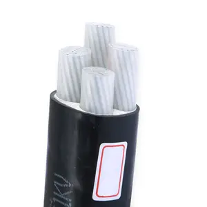 Yjlv สายเคเบิลเหนือศีรษะแกนเดี่ยวสายไฟ PVC ยืดหยุ่น Flex 0.6kv 50 มม. สายอลูมิเนียม XPLE Xlpe Xlpe สายไฟหุ้มฉนวน