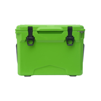 Glacière rotomoulée 50L 70L 120L empilable, écologique, de qualité alimentaire, résistante aux intempéries, avec ouvre-bouteilles intégré, pour la viande et les canettes, avec drain, durée de conservation de 130 heures
