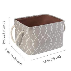 Décor à la maison Toile Bacs De Rangement Panier Organisateurs pour Bébé Jouets, Maquillage, Livres - Product Image 3
