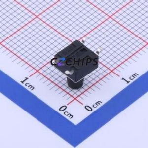 K2-6639SP-I4SC-04 Tactile Switch SMD-4P,6x6mm Switch 2.5N Vertical Mount 6mm 6mm - Product Image 2