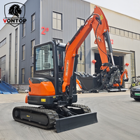 Livraison gratuite EPA/EURO 5 Mini-excavatrice chinoise 3 tonnes Prix des mini-excavatrices Mini-excavatrice