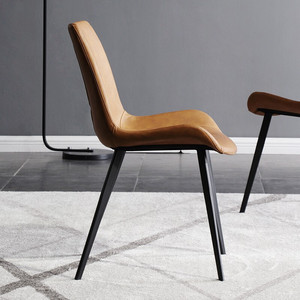 Chaises d'appoint de luxe minimalistes italiennes avec structure métallique pour villa, salon et restaurant - Product Image 2