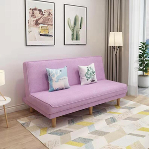 Simple <strong>Single</strong> Double Folding Lazy <strong>Sofa</strong> <strong>Bed</strong> with Storage &amp; Revolving Modern Fabric <strong>Sofa</strong> for Living Room &amp; Bedroom Use - Product Image 4
