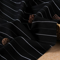 Offre Spéciale coton biologique lin mélange tissu fil teint rayure chemise tissu en Stock Lot pour vêtements et canapés tissé Technique