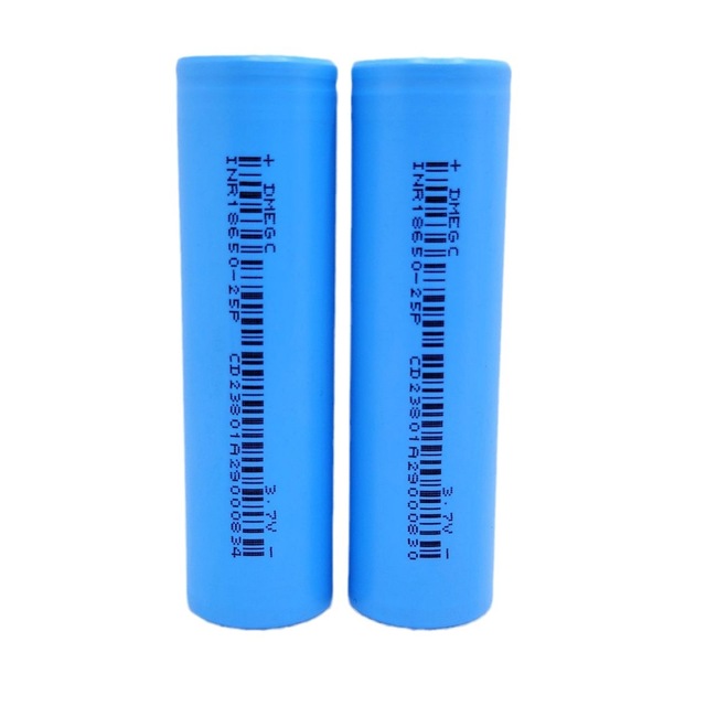 Factory Grade 18650 25P Rechargeable 3.7v Cylindrical Lithium Ion Battery 20A 2500mAh DEMGE A18650 25P Li Ion Cell