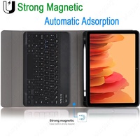 Penutup Keyboard Merek Perancis, untuk Samsung Tab A8 10.5, A7, A6, A7, Lite, S8, S8, + S7, S7, S7FE, S6, Lite