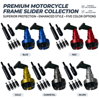 Ensemble de protection de cadre de moto, protection contre les chutes, barre de protection de carénage, tampon de protection pour Kawasaki Z400 Ninja 400
