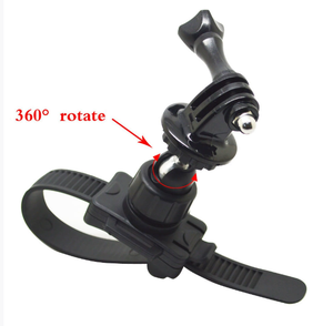 Support de caméra d'action à 360 degrés avec adaptateur de conversion léger à vis de 1/<span class=keywords><strong>4</strong></span> pouces pour ceinture de moto pour accessoires <span class=keywords><strong>GoPro</strong></span> - Product Image 2