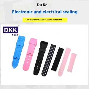 Tùy chỉnh phổ Silicone dây đeo đồng hồ cho trẻ em nhà máy Cổ Phiếu với các tùy chọn kích thước màu sắc bao gồm cắt dịch vụ chế biến - Product Image 2