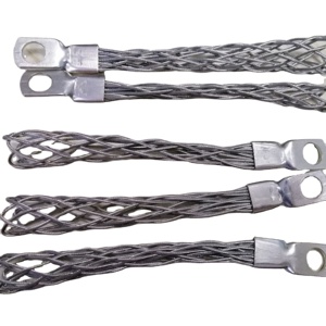 ตาข่ายลวดชุบสังกะสีแบบตาเดียวสำหรับดึงสายเคเบิล  ปลอกดึงสายเคเบิล  คลิปล็อคสายเคเบิล  ถุงมือดึงสายเคเบิล  นิ้วจีน - Product Image 5