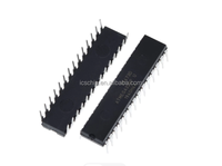 Microcontrolador AVR ATMEGA328P-PU de 8 bits, Memoria Flash de 32K, DIP-28, Temperatura de Funcionamiento de -40 °C a 85 °C