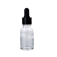 Flacon Compte-Gouttes Vide en Verre Clair pour Huile Essentielle, 5ml 10ml 15ml 30ml 50ml 100ml