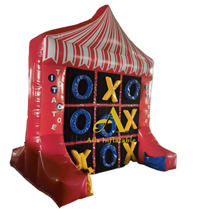 AILE 2 EM 1 Interativo Carnaval Jogo Inflável Esporte Jogos Indoor & Outdoor Inflável <span class=keywords><strong>Tic</strong></span> Tac Toe Connect 4 Row Jogos - Product Image 1