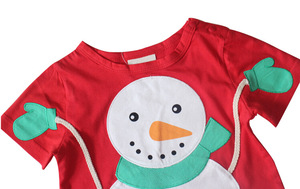 Conjuntos de Ropa Navideña para Niños, Mono de Muñeco de Nieve Unisex para Bebés, Venta al por Mayor - Product Image 3