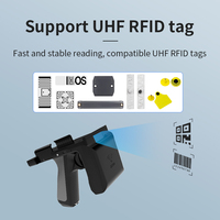 Lector de Mano UHF RFID de Largo Alcance, Lector/Escritor/Copiador/Codificador de Etiquetas UHF Android, Bluetooth, Portátil, Escáner E710 de Largo Alcance