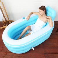 Baignoire gonflable pliable pour adultes, baignoire avec Portable