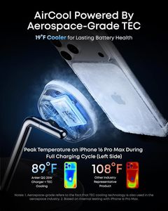 Estación de Carga Anker Prime 3 en 1, <span class=keywords><strong>Cargador</strong></span> Inalámbrico de 25W para iPhone Compatible con TEC Active Cooling - Product Image 3