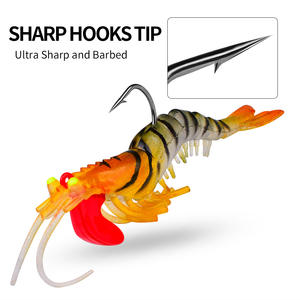 <span class=keywords><strong>Leurre</strong></span> à tête plombée souple pour crevettes 0.21oz 0.46oz 0.67oz Simulation de silicone <span class=keywords><strong>leurre</strong></span> de pêche crevette crevette bar de mer brochet appât artificiel - Product Image 5