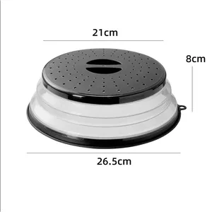 D8268 Silikon-Lebensmittel abdeckung Dehnbare Lebensmittel verpackung Mikrowellen-Lebensmittel abdeckung