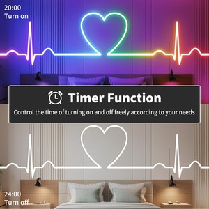 5V <b>USB</b> Addressable <b>LED</b> Strip <b>Light</b> Dream Color RGB Music Sync Chasing App Control Flexible Cuttable for Bedroom Gaming Home - Product Image 3
