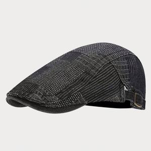 Casquette Gatsby unisexe en feutre de laine, style newsboy, pour sports de plein air, décontractée, plage, fête, logo personnalisé - Product Image 6