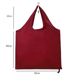 Eco Friendly Polyester Grocery Tote <b>Bag</b> Custom Logo Waterproof Reusable Shopping Carry <b>Bag</b> Wholesale - Product Image 3