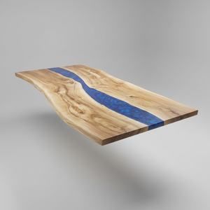 High-Luxury Handmade Epoxy Resin Acacia Wood <b>Rectangle</b> Tabletop Customized Size Modern Design Exclusive Export Diwali Sympathy - Product Image 2