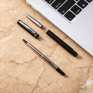 Luxury Metal Ballpoint <b>Pen</b> with logo Personalized <b>Silver</b> Metal <b>Pens</b> Business Signature Metal <b>Pen</b> Black Custom Corporate Gifts - Product Image 6