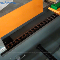 Scie circulaire à double extrémité Saifan en acier robuste, machine de découpe numérique du bois, production stable 24h/24 pour usine de palettes