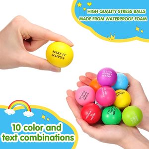 Pelotas Antiestrés de TPR Ecológicas y Motivacionales, Coloridas e Inspiradoras, Regalo de Agradecimiento para Empleados, Personalizables y Reconocedoras - Product Image 2