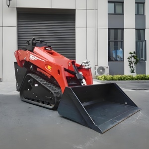 Hot <strong>Sale</strong> 650Kg Loading 25HP Diesel Mini Skid Steer EPA Kubota Engine Mini Tracked Skid Steer Loader with <strong>Digger</strong> - Product Image 4
